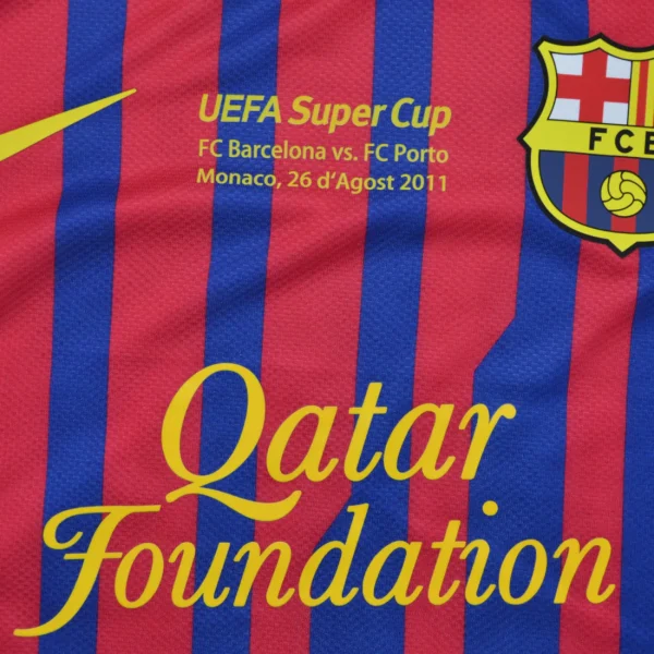 Camiseta Barcelona 2011-2012 Local Final UEFA