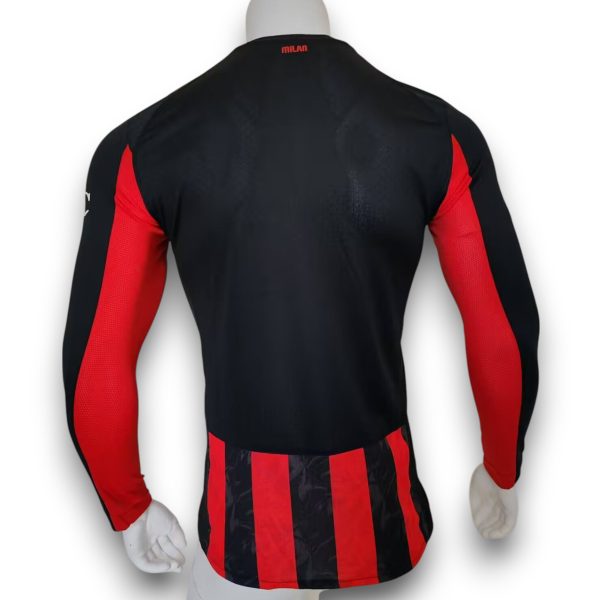 Camiseta Milan 2025-2026 Local Manga Larga – Version Pro Player