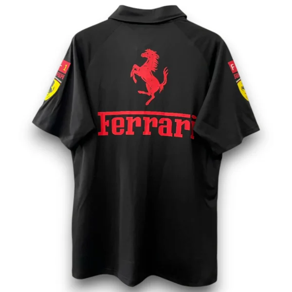 Polo Ferrari F1 2025-2026 Scuderia Black | Colección Paddock
