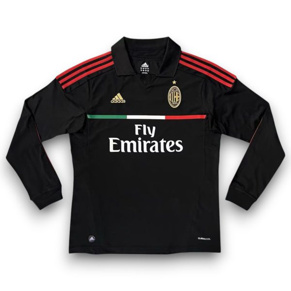 Camiseta AC Milan 2011-2012 Alternativa Manga Larga