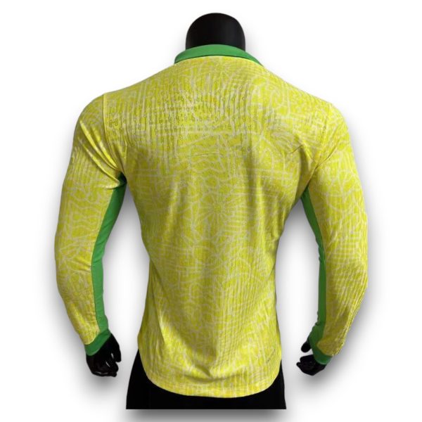 Camiseta Brasil 2024-2025 Local Manga Larga – Version Pro Player