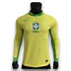 Camiseta Brasil 2024-2025 Local Manga Larga – Version Pro Player