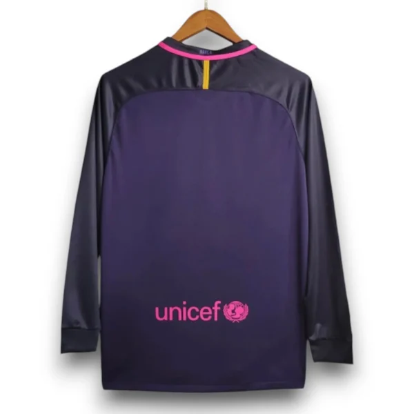 Camiseta Barcelona 2016-2017 Visitante Manga Larga