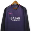 Camiseta Barcelona 2016-2017 Visitante Manga Larga