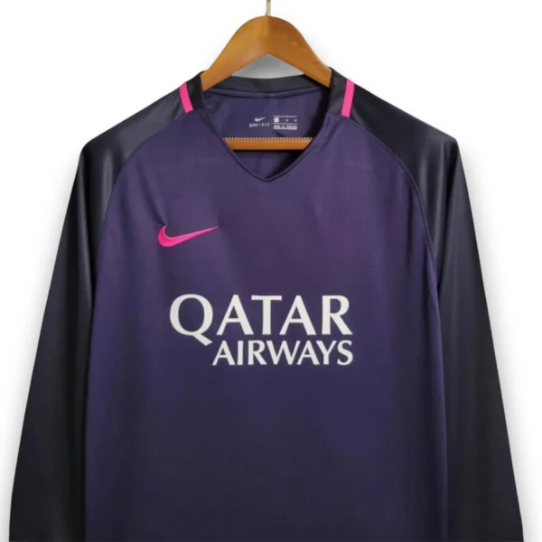 Camiseta Barcelona 2016-2017 Visitante Manga Larga