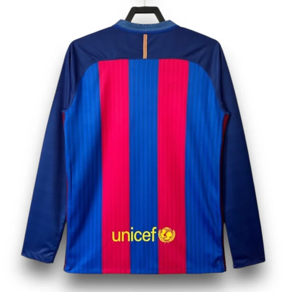 Camiseta Barcelona 2016-2017 Local Manga Larga