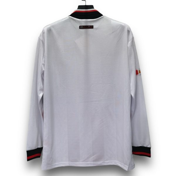 Camiseta Manchester United 1998-1999 Visitante Manga Larga