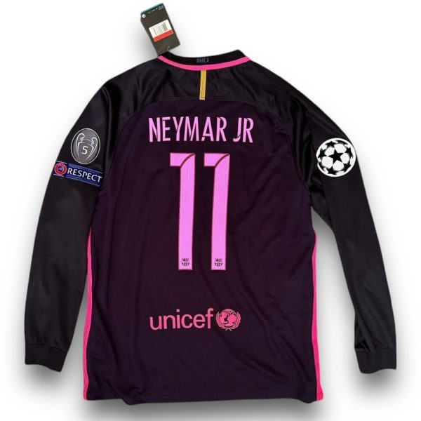 Camiseta Barcelona 2016-2017 Visitante Manga Larga