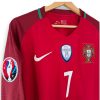 Camiseta Portugal 2016 Local Manga Larga