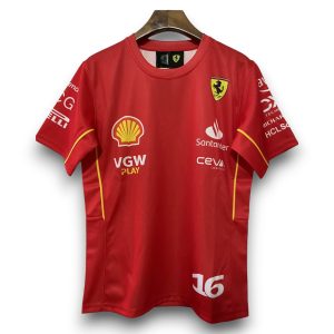 comprar-camiseta-f1-leclerc-16.jpg Camiseta Ferrari F1 Charles Leclerc #16 2024 – Scuderia Ferrari
