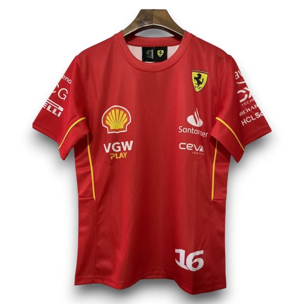 Camiseta Ferrari F1 Charles Leclerc #16 2024 – Scuderia Ferrari