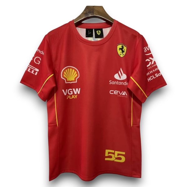 Camiseta Ferrari F1 Carlos Sainz 55 2024