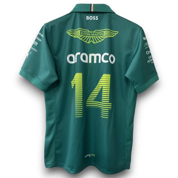 e2e98929-Photoroom.jpg Polo Aston Martin F1 Fernando Alonso #14 Verde Racing 2025